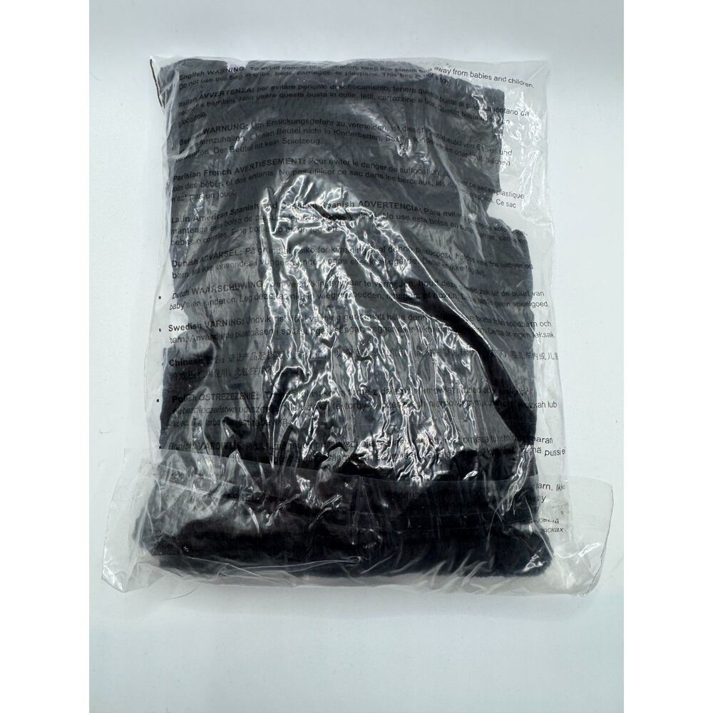 Savage X Fenty Black Shining Star Bodystocking Twist Catsuit Fishnet One Size - Picture 7 of 7